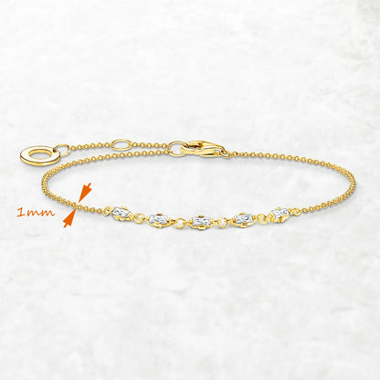 Damen-Armband Modern Touch Gliederkette klassisch aus Sterlingsilber