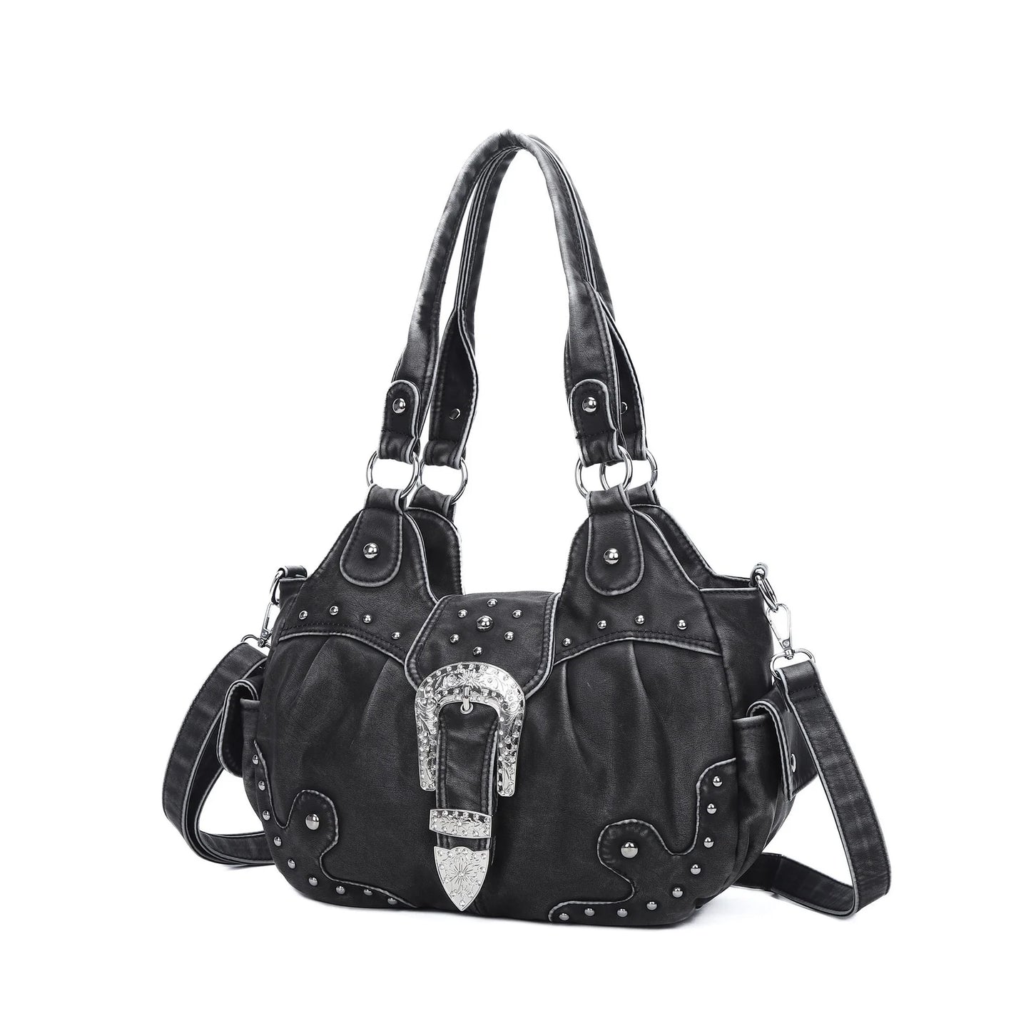 Damen-Handtasche aus PU Leder Leopardenmuster Top-Handle Tragegriff Mit Innenfächern und Reißverschlussfach