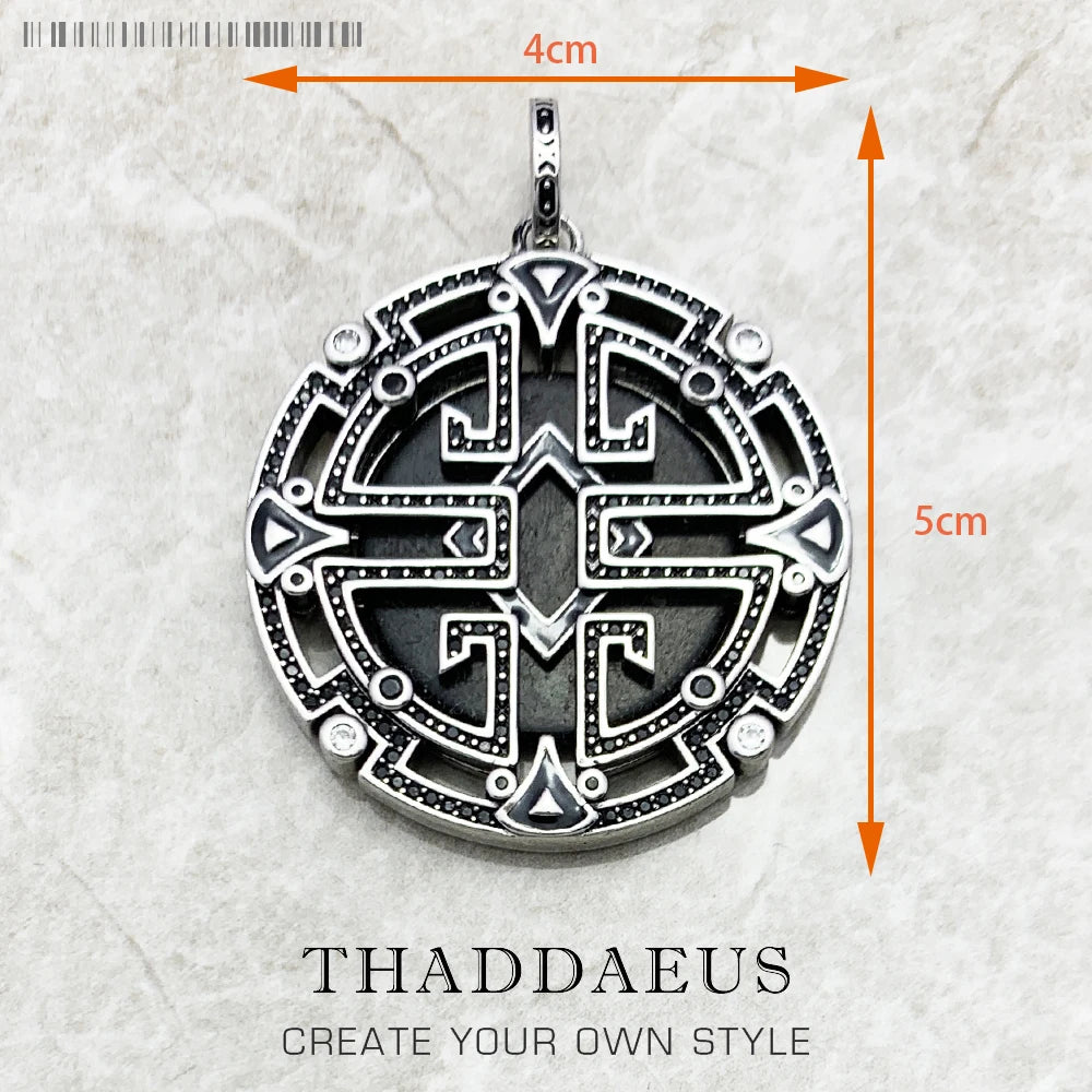 Damen-Charm-Anhänger Amulett magisch Natur Glück aus Sterlingsilber