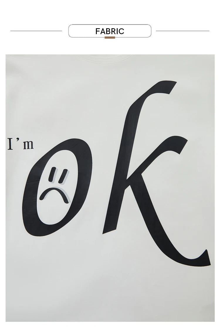 Damen T-Shirt im minimalistischen Stil mit Rundhalsausschnitt und Druckdesign