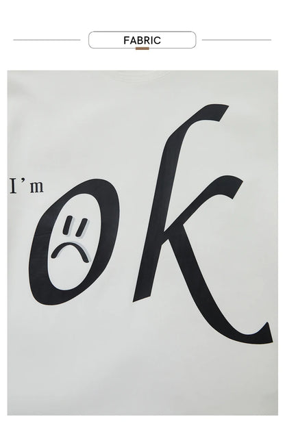 Damen T-Shirt im minimalistischen Stil mit Rundhalsausschnitt und Druckdesign