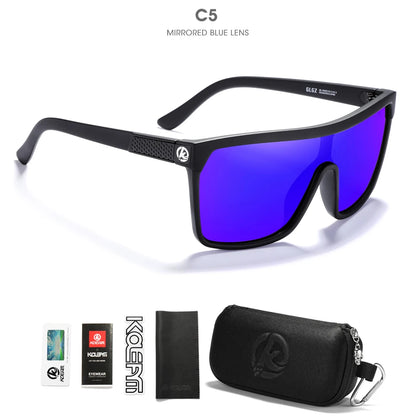 Sonnenbrille einteilig polarisiert UV400 5-Scharnier Herren