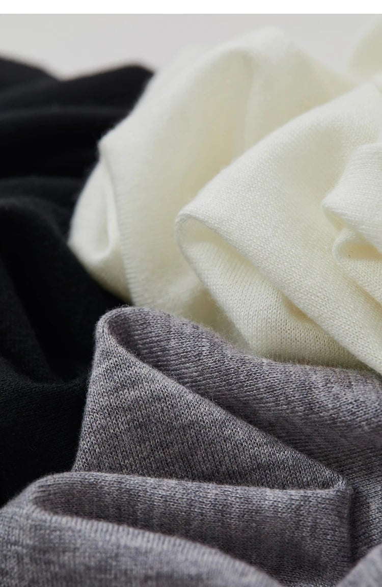 Damen-Strickjacke Rundhals Wolle Metallknopf dünn Büro Herbst