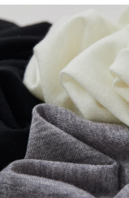 Damen-Strickjacke Rundhals Wolle Metallknopf dünn Büro Herbst