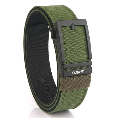Unisex-Taktischer Gürtel aus 1100D Nylon mit Zinklegierung-Schnalle und Schnellverschluss 3,8 cm Breite