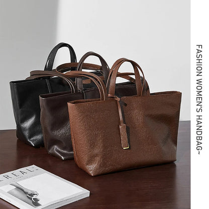 Damen Tote Bag aus Leder New Vintage