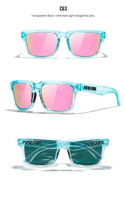Sonnenbrille Outdoor polarisiert Farbverlauf winddicht Standardgröße Unisex