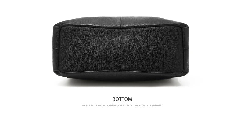 Damen Schultertasche aus Genuine Leather im eleganten Stil