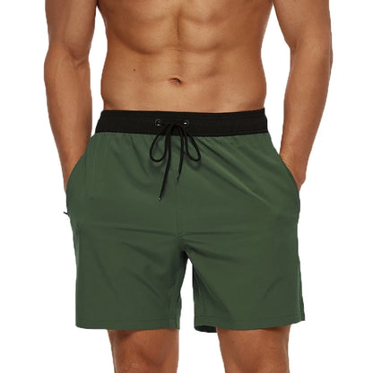 Kurze Herren-Badehose mit atmungsaktivem, verstellbarem Bund – ideal für den Strand