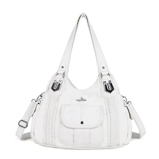 Damen-Schultertasche aus PU-Leder Große Kapazität Viel Stauraum Alltagsbegleiter Modernes Design und Praktisch