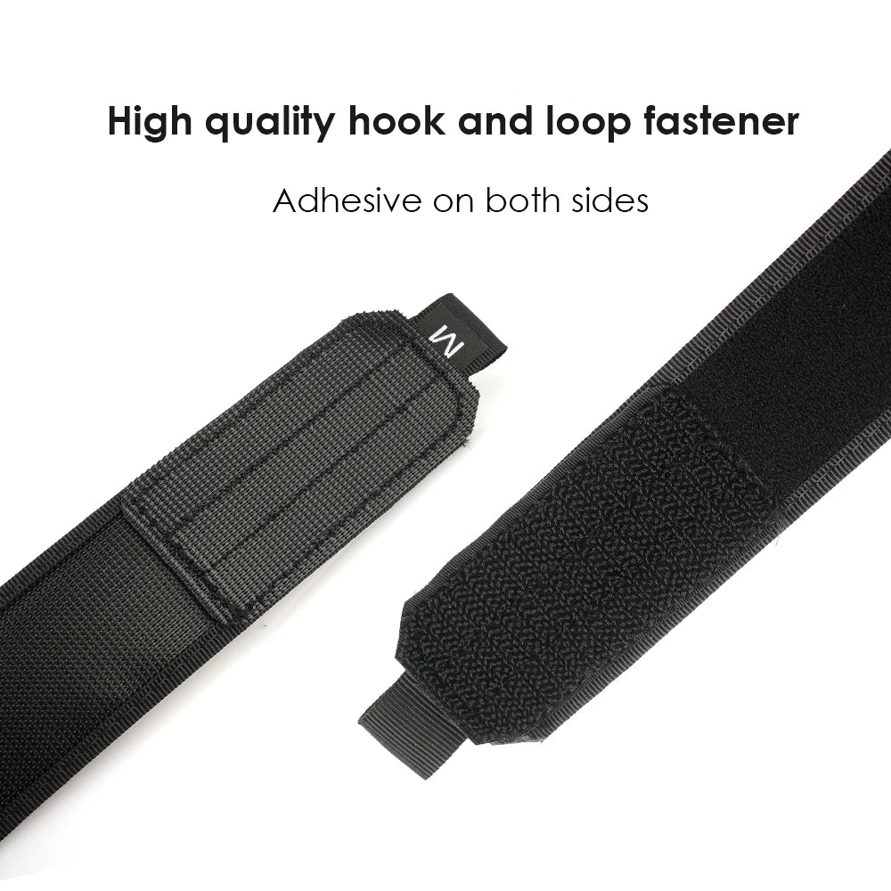 VATLY Ultra-dünner Tactical Innengürtel Nylon Metallfrei Reise Unisex