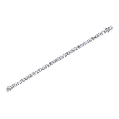 Damen-Armband mit zertifiziertem Moissanit
