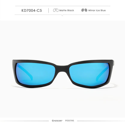 Sonnenbrille Sport UV400 polarisiert leicht Angeln Reißverschlussetui Unisex