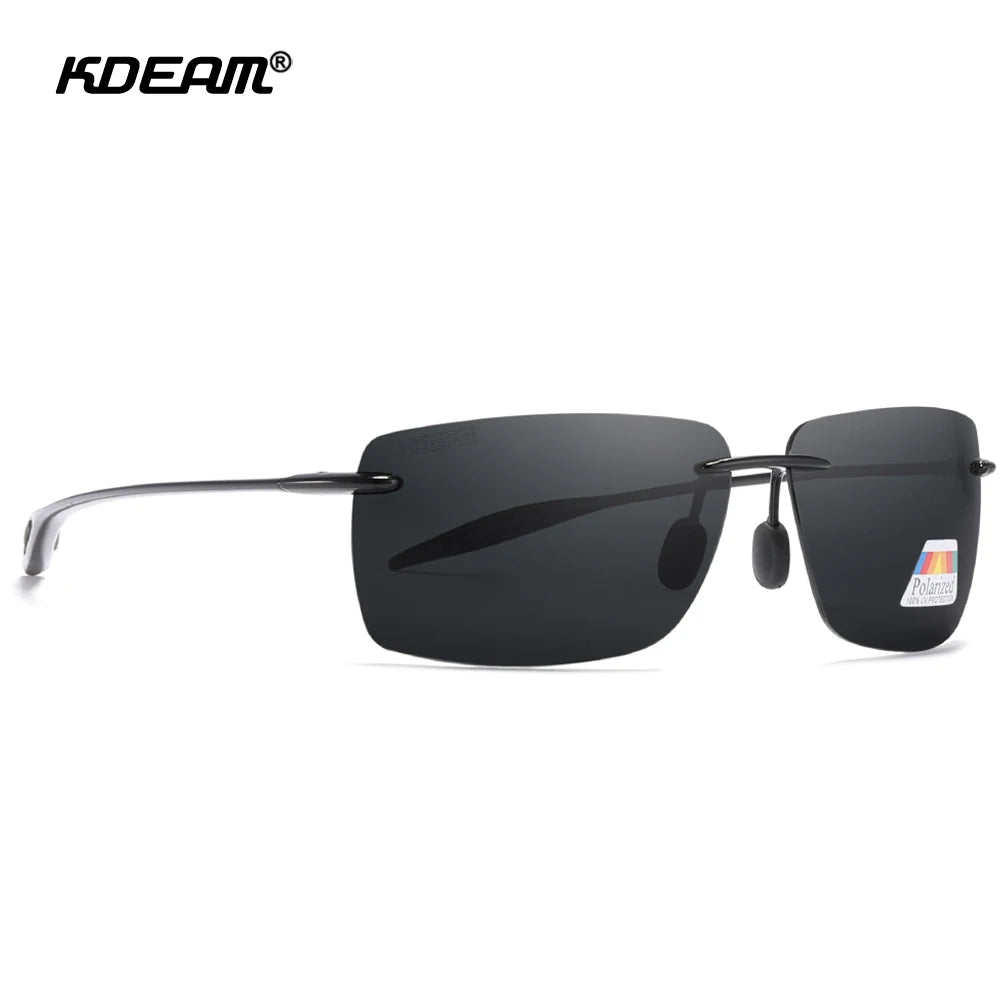 Sonnenbrille Sport TR90 leicht Laufen Fahren Karabiner-Etui Herren