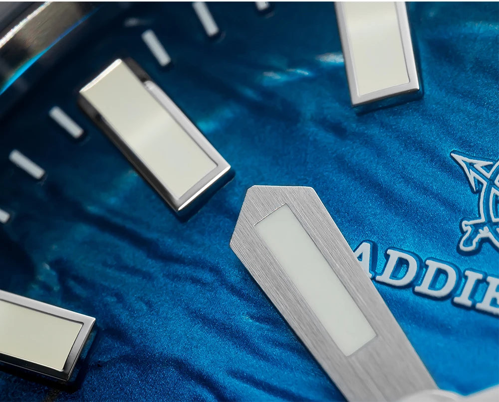 Herren-Profi-Taucheruhr mit 1000 m Wasserdichtigkeit und Saphirglas