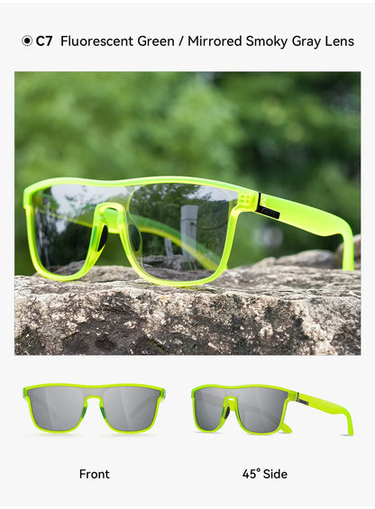 Sonnenbrille übergroß Einteiler polarisiert 153mm gebürstet Herren