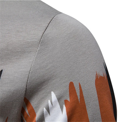 Herren T-Shirt aus Baumwolle mit Print im lässigen Streetwear-Stil