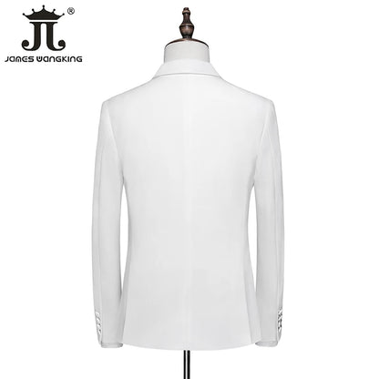 Luxuriöses Herren-Doppelreiher Anzugset: Eleganter 5XL Smoking für Hochzeit & Gala-Veranstaltungen