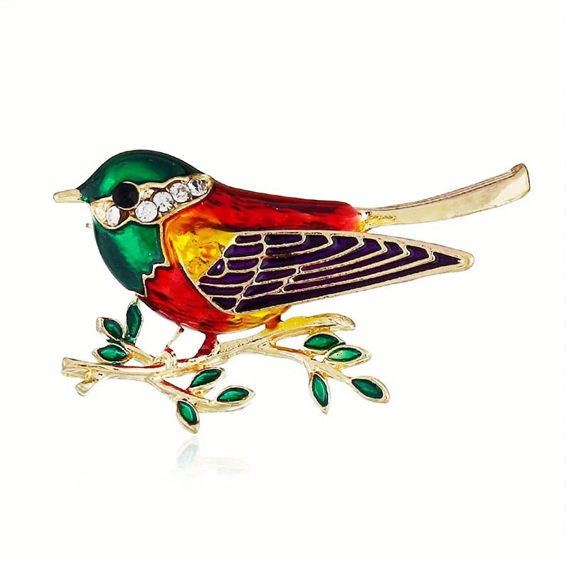 Brosche Vogel Kristall Strass Luxus Klassisch Party Mantel Damen