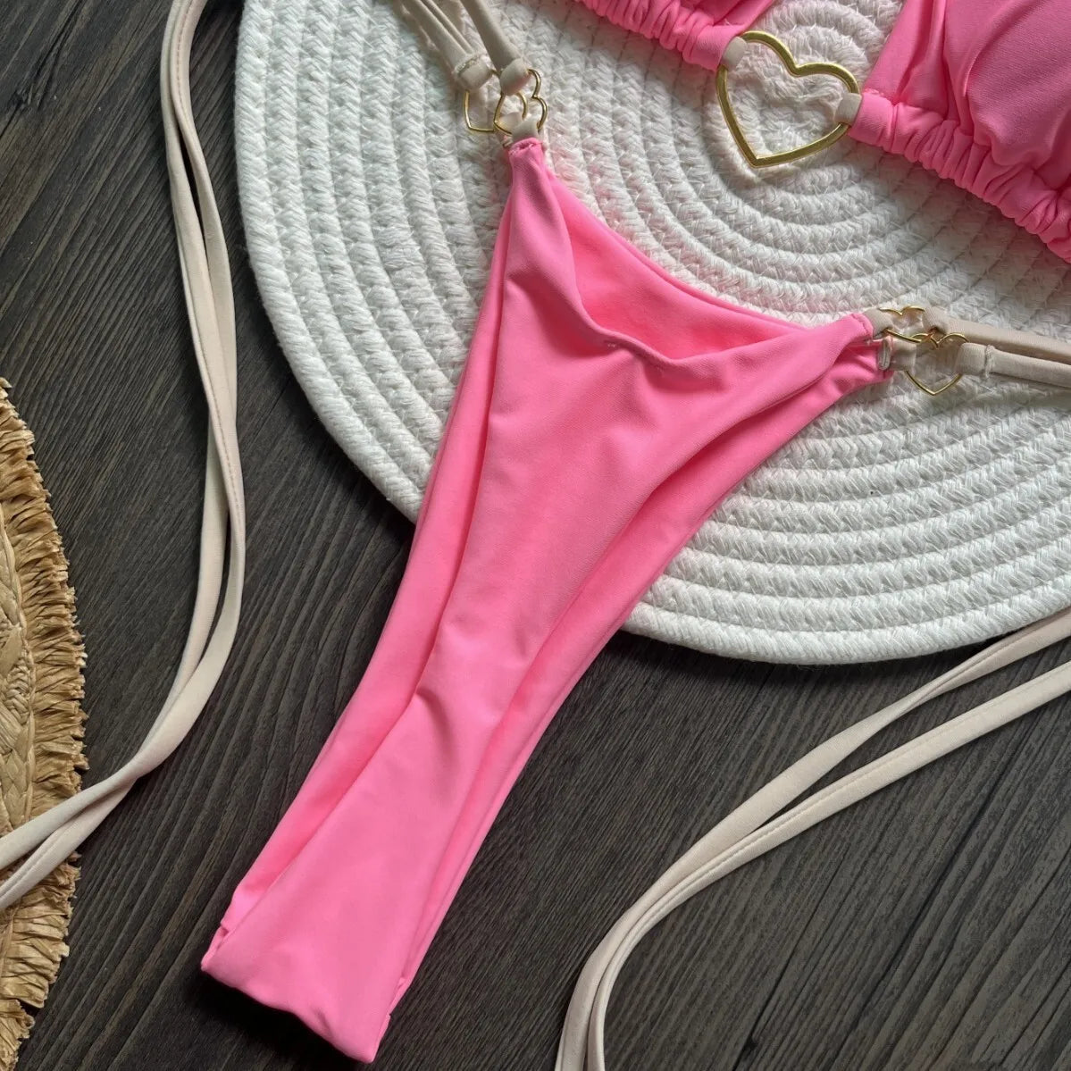 Sexy Push-Up-Bikini-Set für Damen mit brasilianischem Schnitt – ideal für Strand und Pool