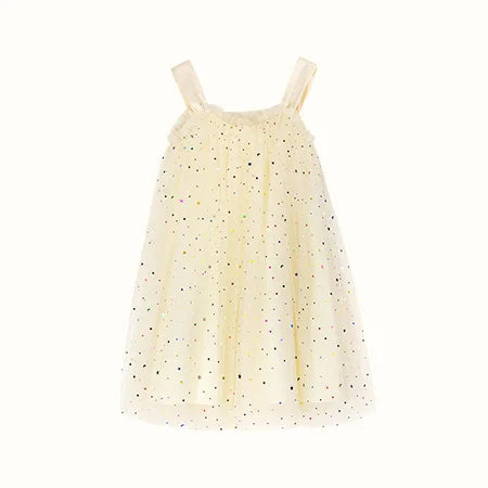 Blauer Blumen-Bubbelrock aus Gaze für Mädchen – Frühlings- und Sommerkleid, süßes Prinzessinnen-Design, Größen 110cm-170cm