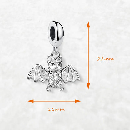 Damen-Charm-Anhänger Fledermaus süß II aus Sterlingsilber