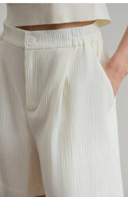 Damen Blazer Shorts aus leichtem Material für den Sommer 2025 mit Taschen
