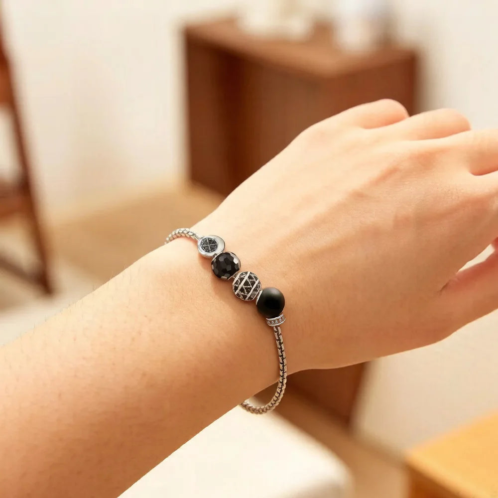 Damen-Armband Basics Karma DIY aus Sterlingsilber