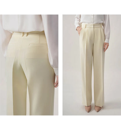 Eleganter Damen-Anzug mit Blazer und Hose – ideal für Büro und festliche Anlässe, in Schwarz mit Ein-Knopf-Design, XS-2XL
