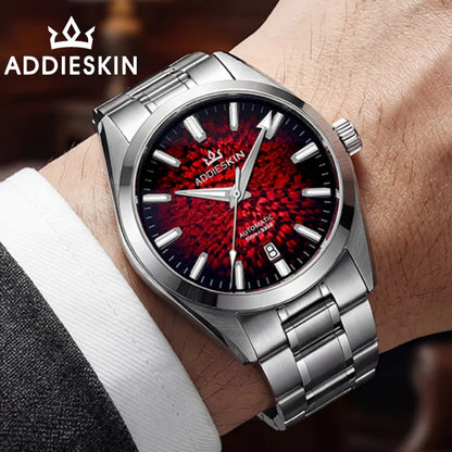 Herren-Taucheruhr mit Automatikwerk und Saphirglas