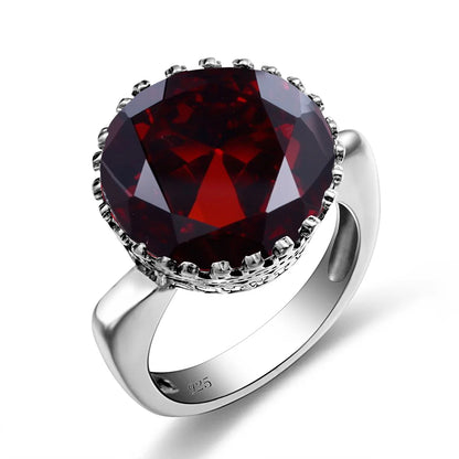 Damen-Ring aus Sterling Silber 925 mit Mystic-Topas Stein in 15x15 mm Größe elegant glänzend und langlebig
