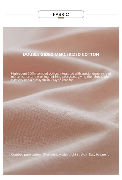 Damen Top im minimalistischen Stil aus einfarbiger mercerisierter Baumwolle