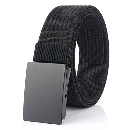 Unisex Gürtel aus Nylon mit Metall-Schnalle im taktischen Militärstil, Breite 3,8 cm