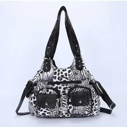 Damen-Handtasche Mit Viel Stauraum Und Mehrfachfächern Aus PU-Leder Für Alltag Und Freizeit