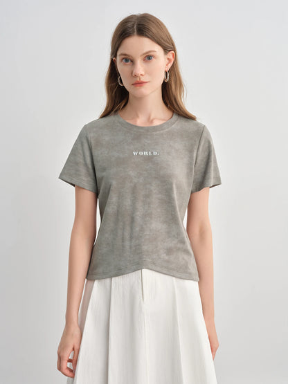 Langärmliges Baumwollshirt mit einzigartigem Stickdesign und Hohldetails in Pink – lockeres, vielseitiges Fashion-Top für den Sommer.