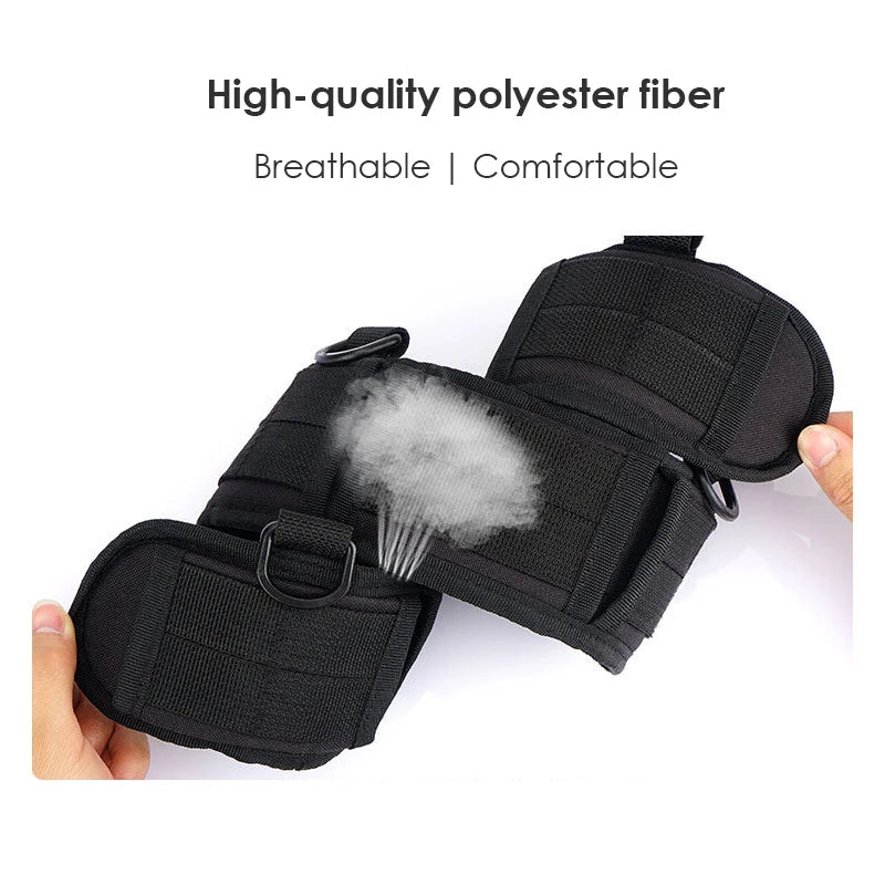 VATLY Hunting Tactical Gürtel Herren Nylon Schnellverschluss MOLLE Breit