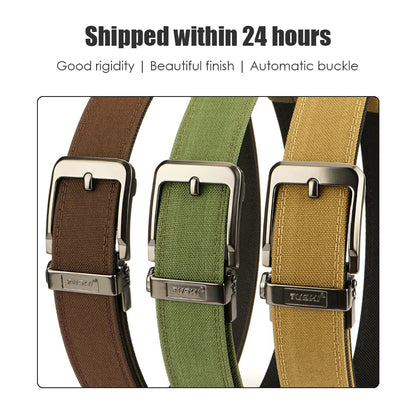 Herren-Taktischer Gürtel 3,8 cm Breite Aus Nylon 1100D mit Zinklegierungs-Schnalle