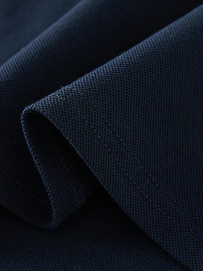 Ärmelloses Damen-Top aus reiner Baumwolle mit Wellenmuster und Perlendetails – atmungsaktiv und elegant in Blau