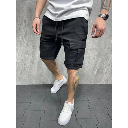 Sommerliche Herren-Shorts mit mehreren Taschen – lockerer Schnitt für Outdoor und Freizeit