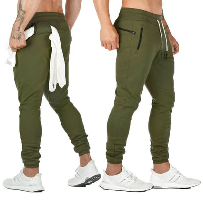LOGO-freie Muscle Herren Sporthose Herren Fitness Hängende Handtuchhose Lauftraining Fußhose