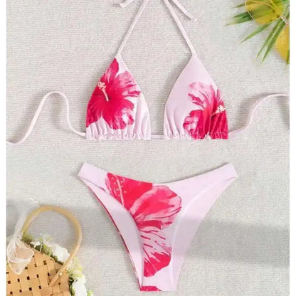 Glamouröses Damen-Bikini-Set mit Push-up-Effekt und glänzendem Design – perfekt für den Strand oder Pool