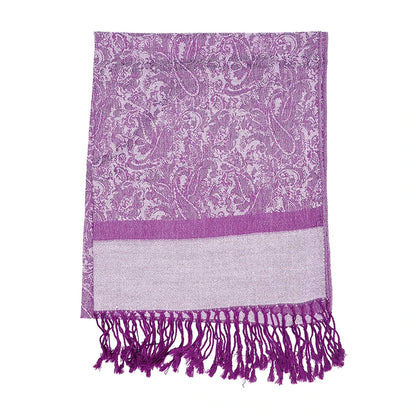 Damen Jacquard Schal ethnisch Kaschmir dick weich Halstuch Bandana Outdoor