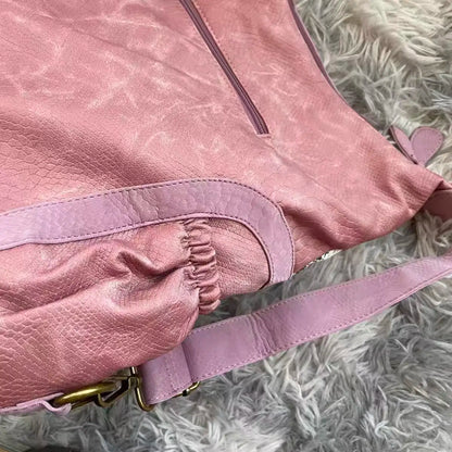 Damen-Schultertasche aus PU Vintage-Look mit Mehrfachfächern und Großem Hauptfach für Alltagsbedarf