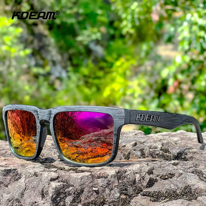 Sonnenbrille Outdoor polarisiert Farbverlauf winddicht Standardgröße Unisex