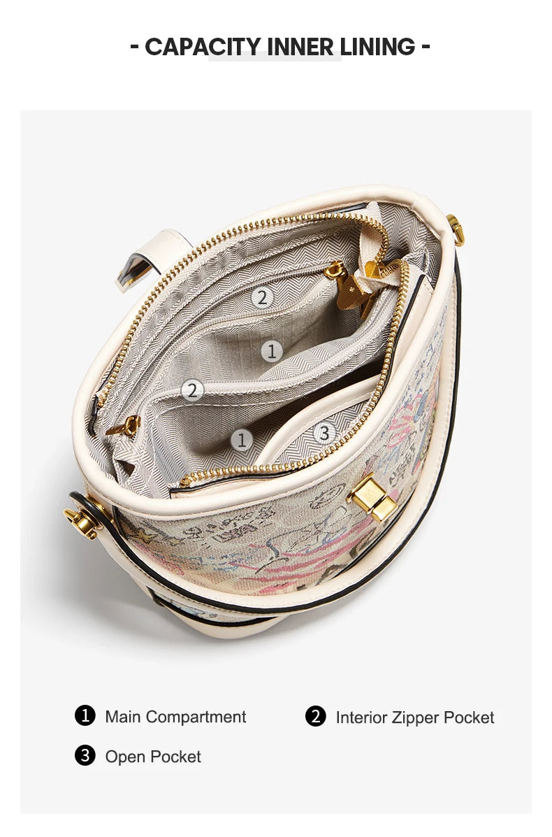 Damen-Handtasche PU-Leder mit Pailletten-Detail Vielseitig für Beruf und Freizeit Alltagstauglich