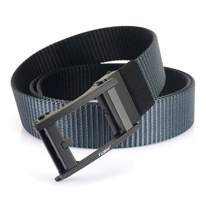 Herren-Wendegürtel Mit Automatik-Schnalle Aus Weichem Nylon Für Alltag Und Freizeit