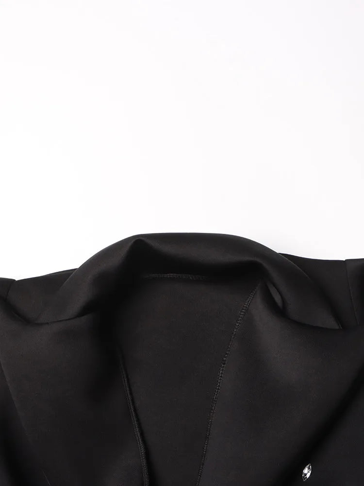 Elegantes ärmelloses Midi-Kleid mit Rundhalsausschnitt und Patchwork-Schal – stilvolle Tunika für Damen