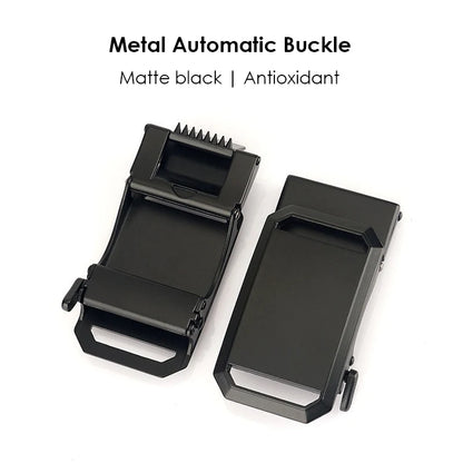 Herren-Gürtel aus Nylon mit Automatik-Schnalle, Robuster Alltags- und Outdoor-Begleiter, 3,4 cm Breit
