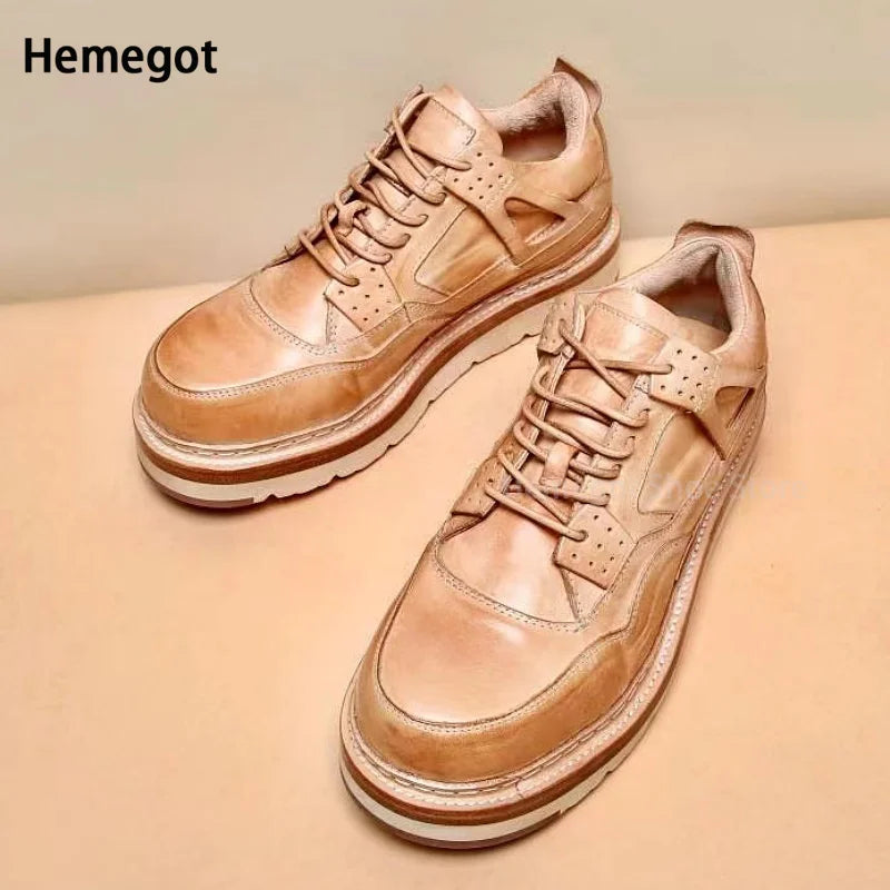 Schnürschuhe aus Echtleder für Herren – klassisch & bequem