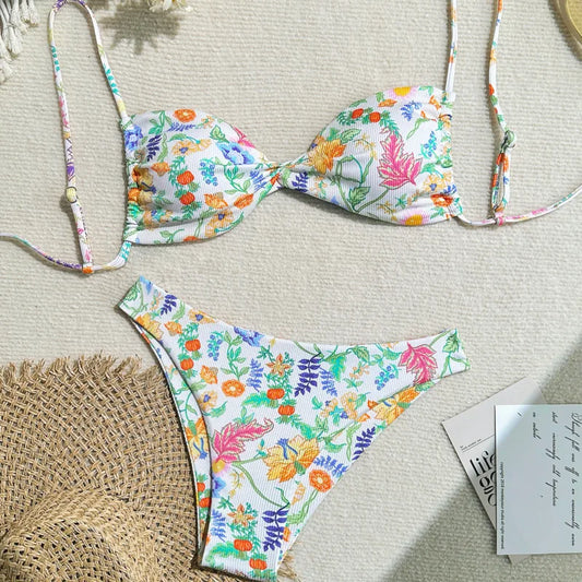 Sexy Push-Up Bikini-Set für Damen – Brasilianischer Stil für Strand und Pool